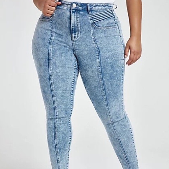 Fashion to Figure Denim - Fashion to Figure High Waist Skinny Jean Size 20
